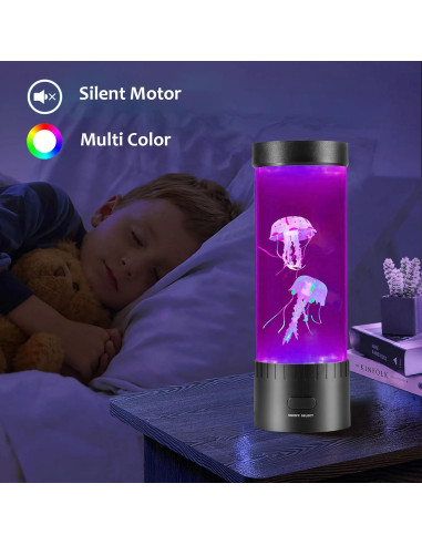 Lámpara de Medusas LED 7 Colores - Decoración Acuática