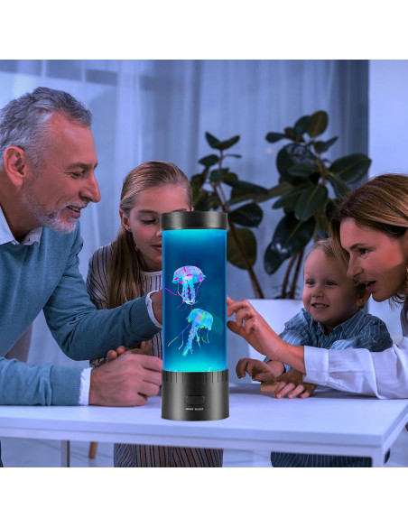 Lámpara de Medusas LED 7 Colores - Decoración Acuática