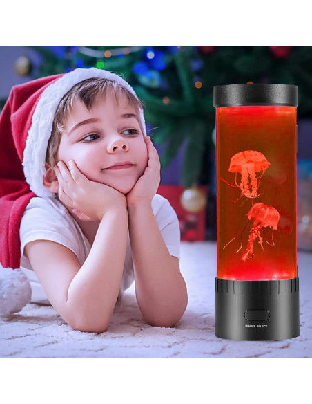 Lámpara de Medusas LED 7 Colores - Decoración Acuática