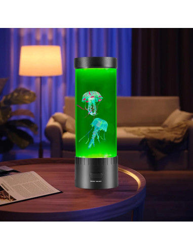 Lámpara de Medusas LED 7 Colores - Decoración Acuática