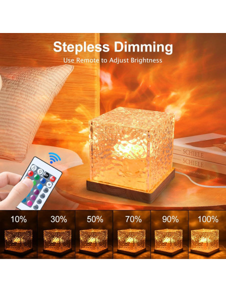 Lámpara Aurora Glow Avkast Proyector Oceánico 16 Colores