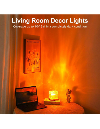 Lámpara Aurora Glow Avkast Proyector Oceánico 16 Colores