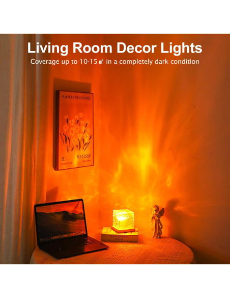 Lámpara Aurora Glow Avkast Proyector Oceánico 16 Colores