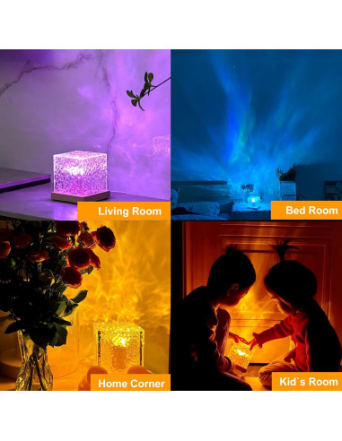 Lámpara Aurora Glow Avkast Proyector Oceánico 16 Colores