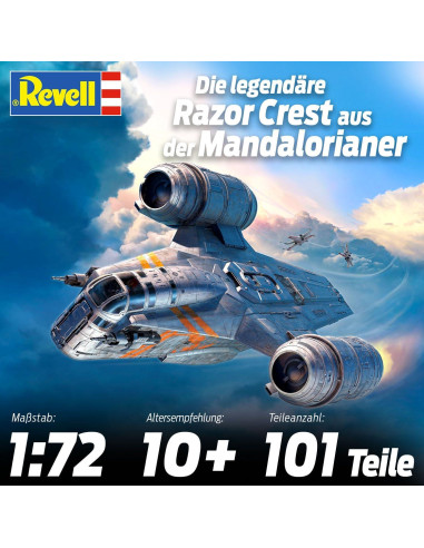 Revell Razor Crest Star Wars 1:72 Kit de Modelo Plástico