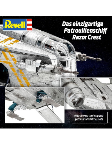 Revell Razor Crest Star Wars 1:72 Kit de Modelo Plástico