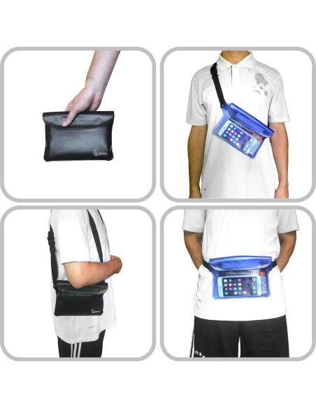 Riñonera Impermeable iKuShang 21.8x16cm para Agua