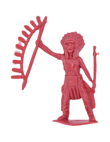 60 Figuras de Vaquero Indio Lynkaye 4 cm Diversión