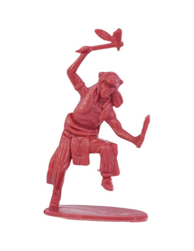 60 Figuras de Vaquero Indio Lynkaye 4 cm Diversión