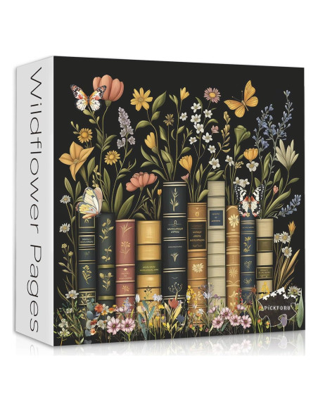 Rompecabezas Floral 1000 Piezas PICKFORU Vintage Decoración