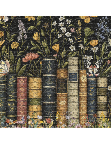 Rompecabezas Floral 1000 Piezas PICKFORU Vintage Decoración