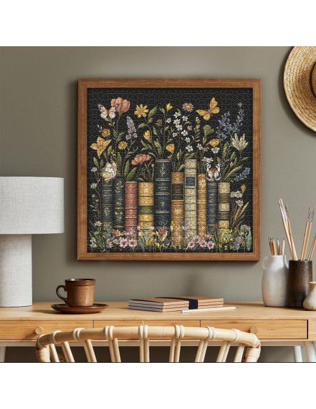 Rompecabezas Floral 1000 Piezas PICKFORU Vintage Decoración