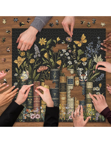 Rompecabezas Floral 1000 Piezas PICKFORU Vintage Decoración