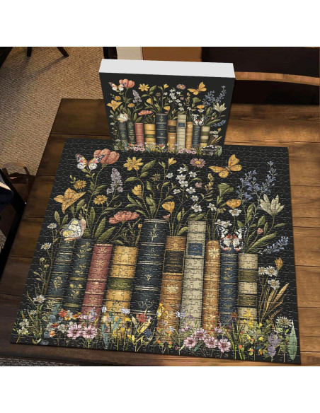 Rompecabezas Floral 1000 Piezas PICKFORU Vintage Decoración