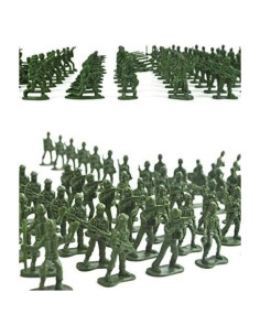 Figuras de Soldados Miniatura NWFashion 100 Piezas Verde