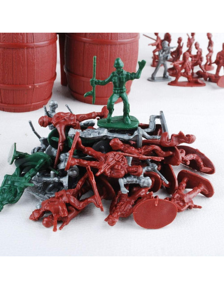 Figuras de Soldados Miniatura NWFashion 100 Piezas Verde