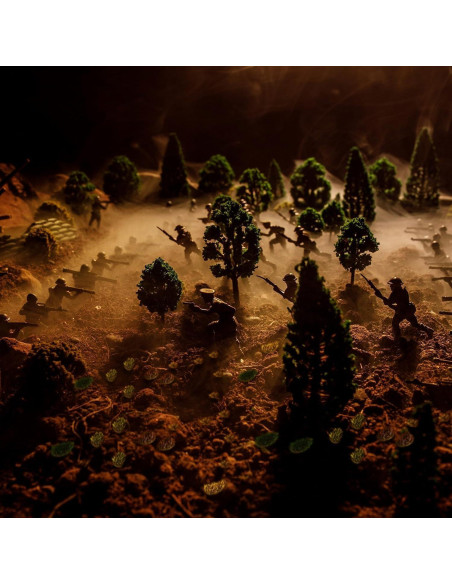 Figuras de Soldados Miniatura NWFashion 100 Piezas Verde