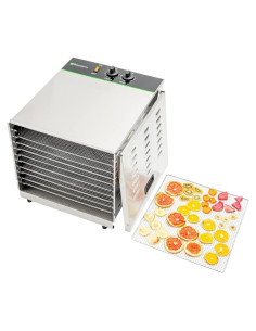 Deshidratador de Alimentos Restaurantware 10 Estantes Acero Inoxidable