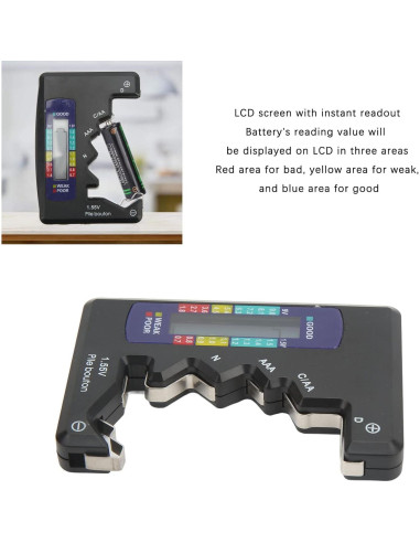 Probador de Baterías Digital WALFRONT LCD Universal 1.5V