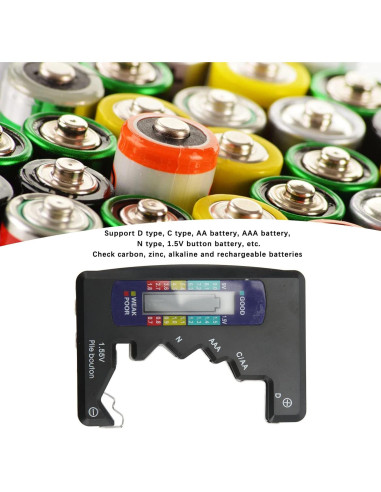 Probador de Baterías Digital WALFRONT LCD Universal 1.5V
