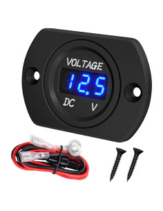 Medidor de Voltaje DaierTek LED 12V 24V Impermeable