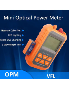 Medidor de Potencia de Fibra Óptica SinLoon 2MW Portátil 2