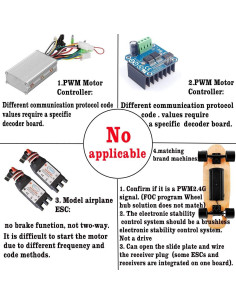 VANPRO Patineta Eléctrica DIY V2 Control Remoto 80m Alcance 2