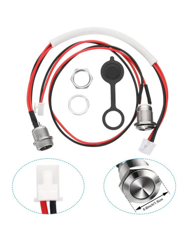 HESTYA Reemplazo Puerto de Carga 3 Patas para Scooter