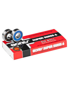 Rodamientos Bones Super Swiss 6 para Patinaje - 8 Piezas