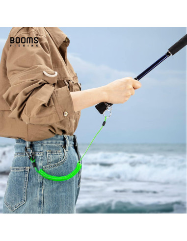 Cuerdas en espiral Booms Fishing T01 para cañas de pescar