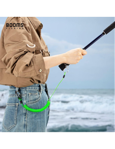 Cuerdas en espiral Booms Fishing T01 para cañas de pescar