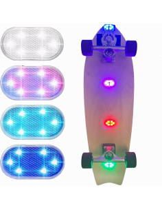 4 Luces LED OFEYA HOME para Patineta y Zapatos - 7 Colores 2