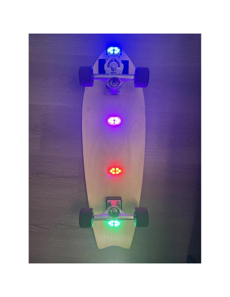 4 Luces LED OFEYA HOME para Patineta y Zapatos - 7 Colores