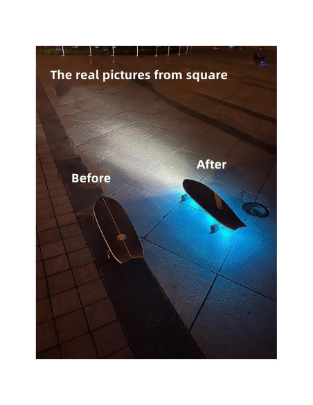 4 Luces LED OFEYA HOME para Patineta y Zapatos - 7 Colores