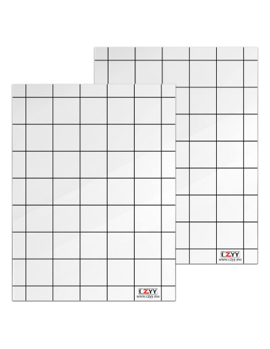 Tapete de Juego Acrílico CZYY 2 Piezas 20x20 cm para RPG