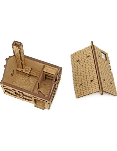 Casa Pequeña TowerRex para D&D y RPG - Terreno Modular 10x7cm 2