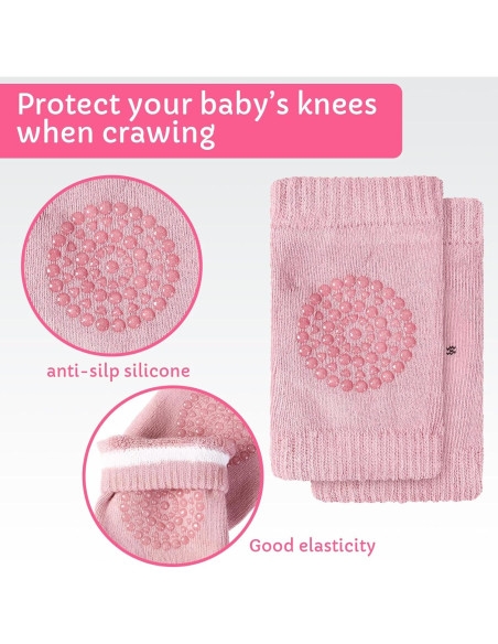 Geyoga Casco de Seguridad Bebé + Rodilleras Ajustables