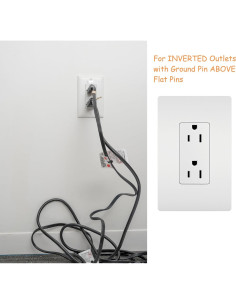 Cubre Enchufes Invertidos Sleek Socket 3 Enchufes Seguridad 2