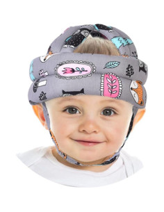 Casco TORASO para Bebé - Gorro Amortiguador Gris 2