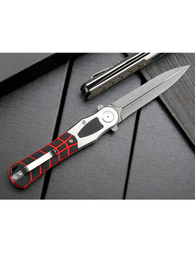 Cuchillo Plegable Eafengrow EF970 Acero D2 Mango G10 Negro