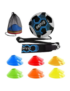 Entrenador de Fútbol IHEPYQ Soccer-1 con 12 Conos
