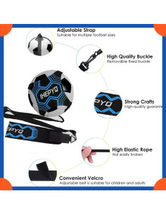 Entrenador de Fútbol IHEPYQ Soccer-1 con 12 Conos 2