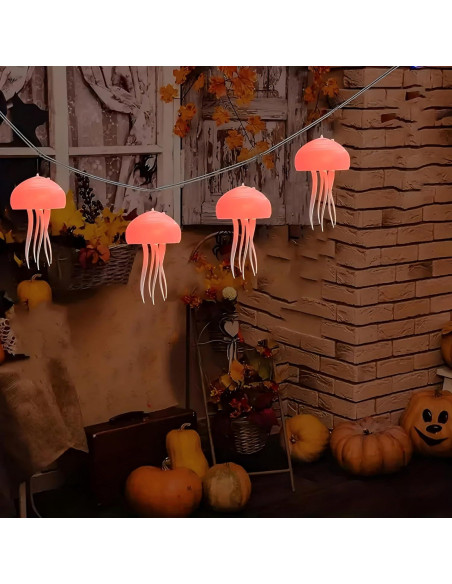 Lámpara de Medusa LED Azul Portátil 12.7cm Recargable