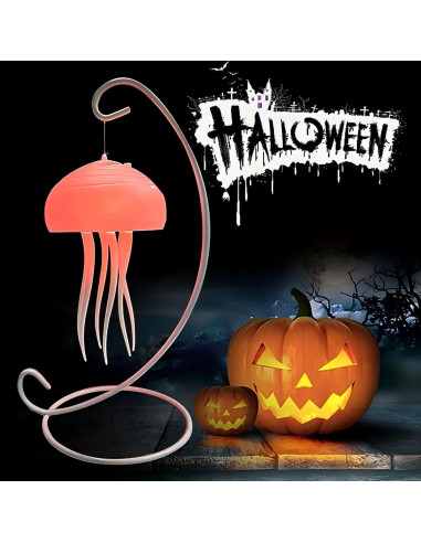 Lámpara de Medusa LED Azul Portátil 12.7cm Recargable