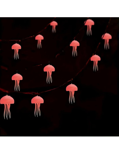 Lámpara de Medusa LED Azul Portátil 12.7cm Recargable