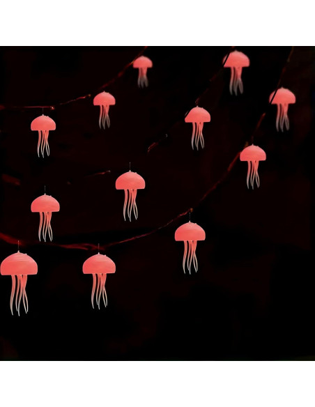 Lámpara de Medusa LED Azul Portátil 12.7cm Recargable