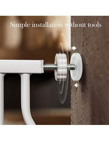 Paquete de 4 Varillas M8 de 12 CM para Puertas de Bebé