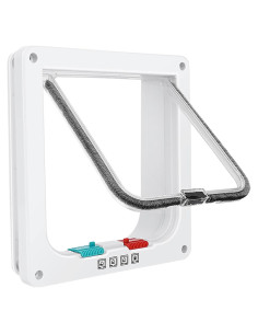 Puerta para Gatos Lessmon Mediana 19.05x19.56 cm con Cerradura