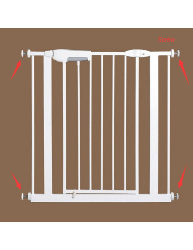 Paquete de 4 Varillas M8 de 12 CM para Puertas de Bebé