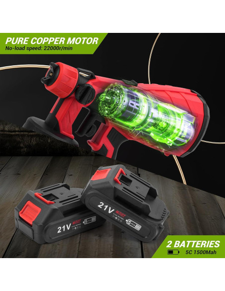 Pulverizador de Pintura Inalámbrico MDBTTOOLS HVLP 1000ml Pulverizador de Pintura Inalámbrico MDBTTOOLS HVLP 1000ml